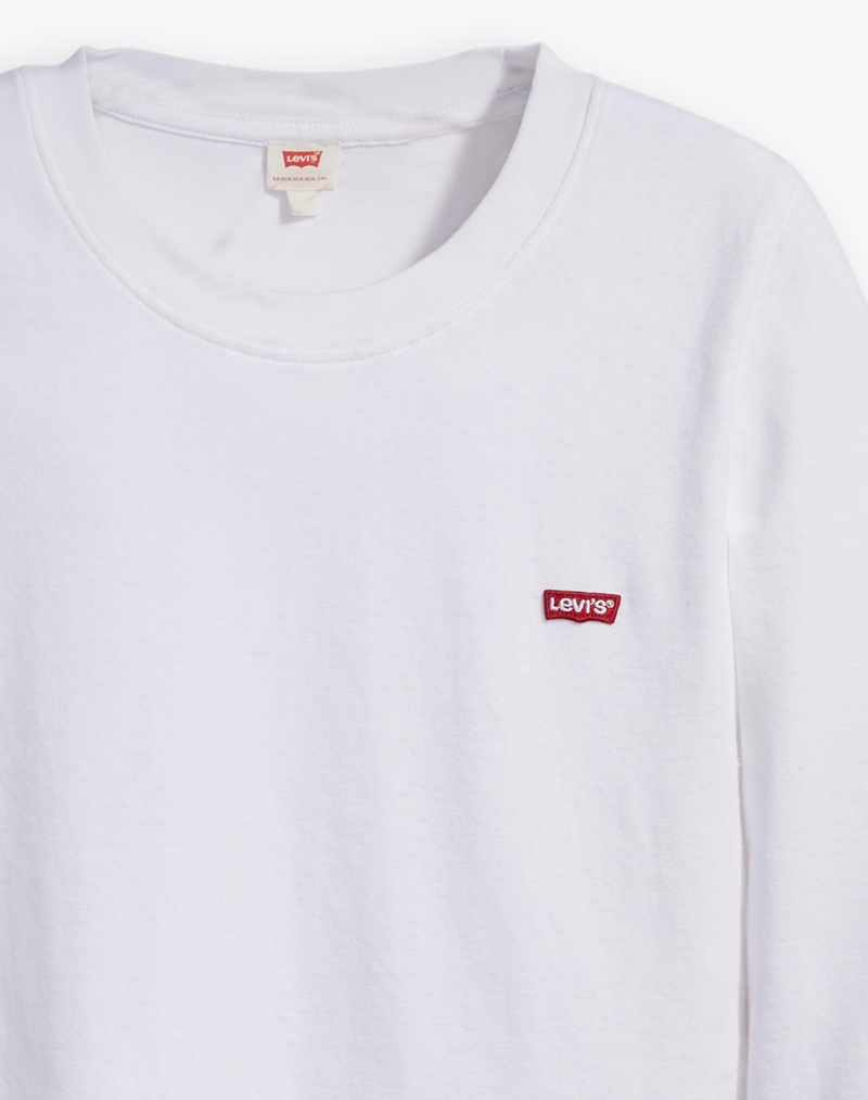 Camiseta de mujer Levi's de manga larga, modelo 69555-0000, de color blanco - 2 - La Casa Dels Pantalons