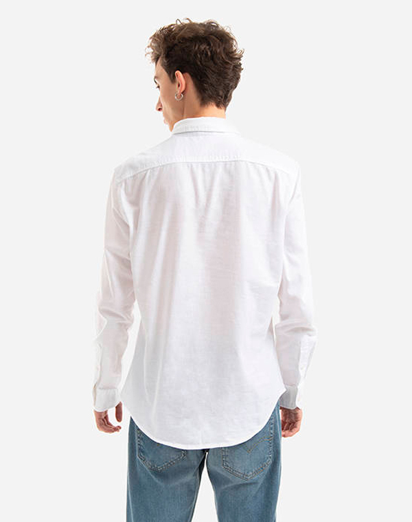Camisa d'home de màniga llarga Levi's, model 86625-0002, blanca - 2 - La Casa Dels Pantalons