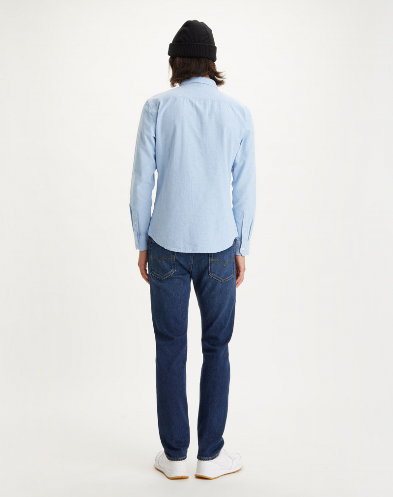 Camisa d'home de màniga llarga Levi's, model 86625-0005, blava - 2 - La Casa Dels Pantalons