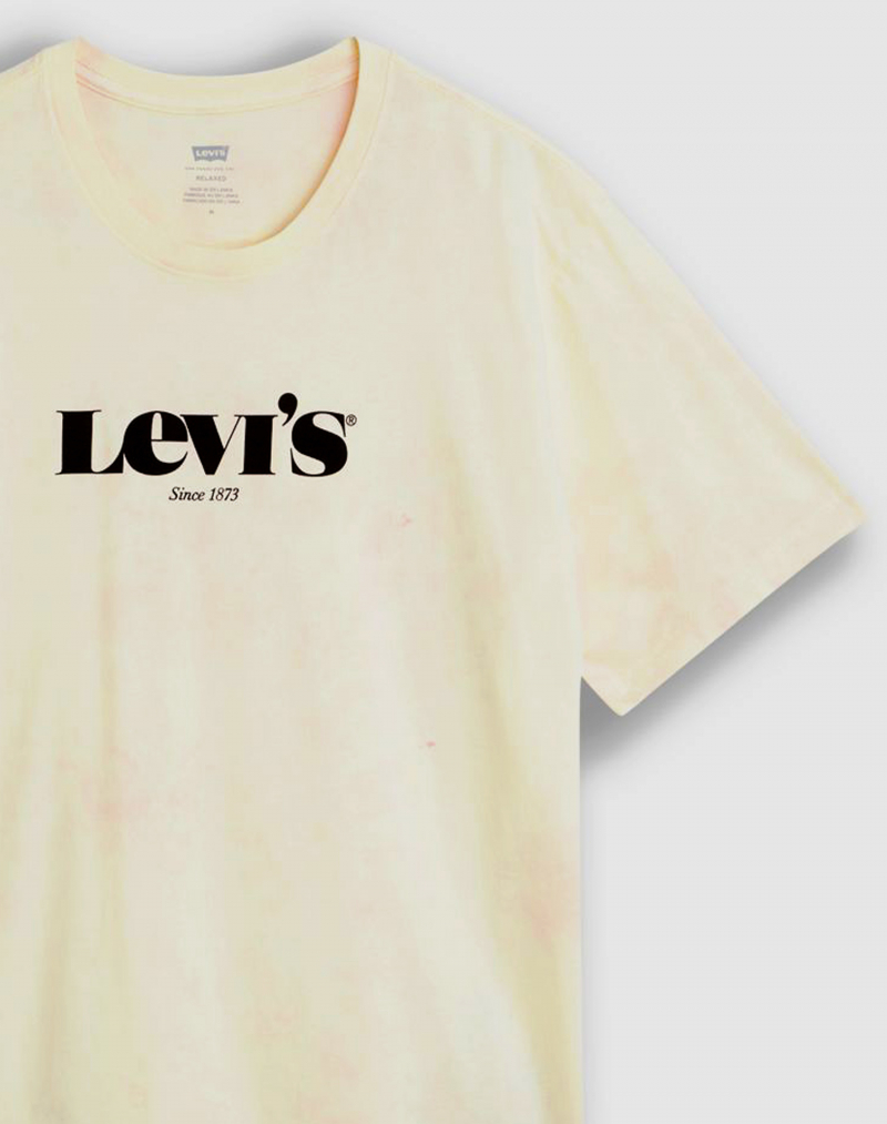 Camiseta de hombre de manga corta Levi's, modelo 16143-0297, amarilla - 3 - La Casa Dels Pantalons