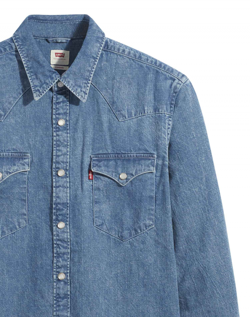 Camisa vaquera de hombre Levi's, modelo 85744-0030, lavada a la piedra - 2 - La Casa Dels Pantalons