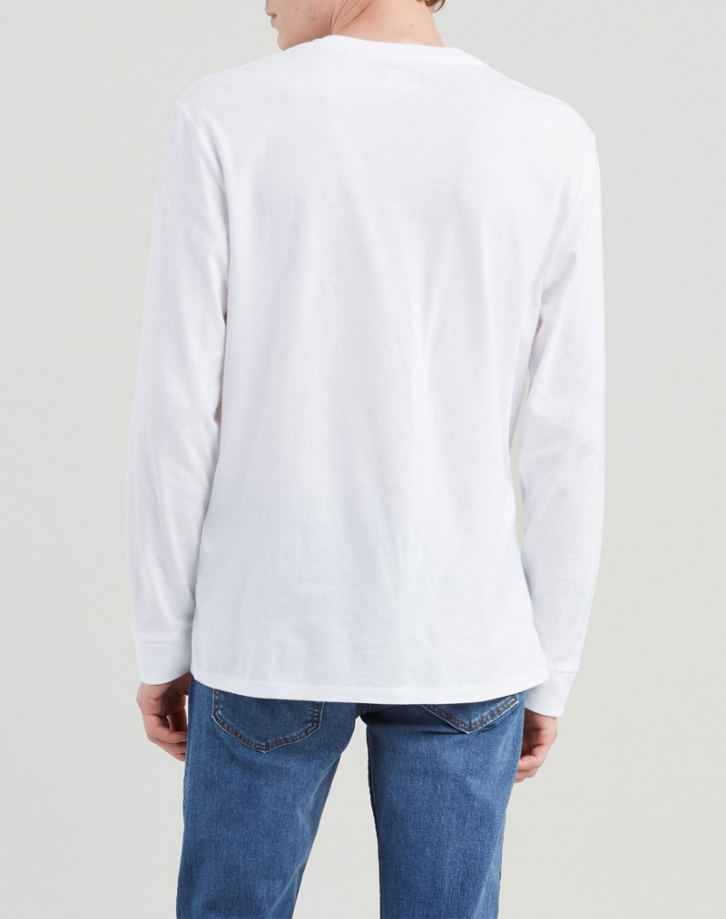 Samarreta d'home de màniga llarga Levi's, model 72848-0000, blanca - 3 - La Casa Dels Pantalons