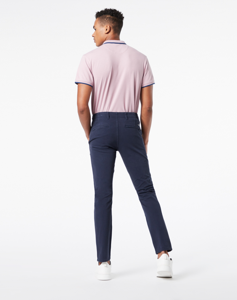 Pantalons d'home Dockers Alpha Khaki 360 skinny, model 55775-0002, blau marí - 3 - La Casa Dels Pantalons