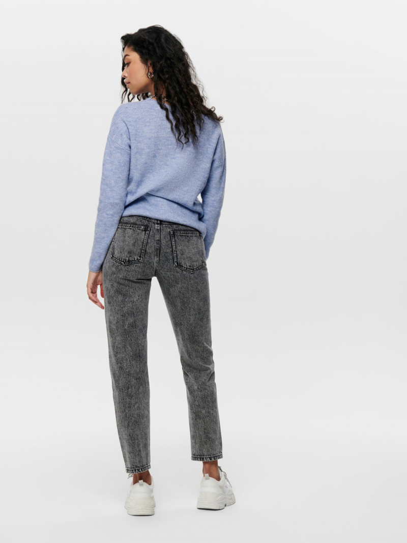 Jersey de mujer Only Camilla, modelo 15204588, azul - 2 - La Casa Dels Pantalons