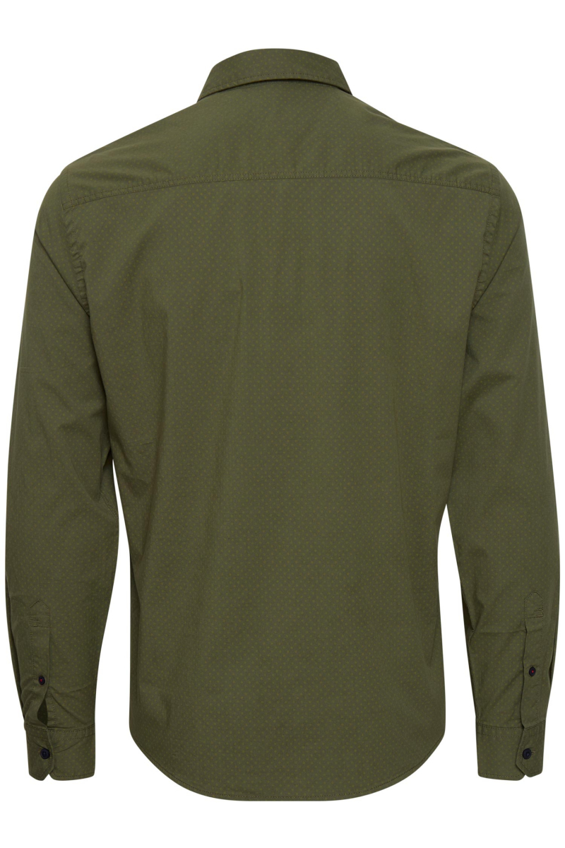 Camisa d'home de màniga llarga Blend, model 20712506/180253, de color caqui - 2 - La Casa Dels Pantalons