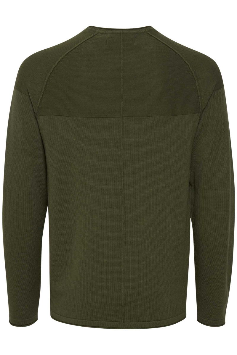 Jersei d'home de coll rodó Blend, model 20712635/180523, caqui - 2 - La Casa Dels Pantalons