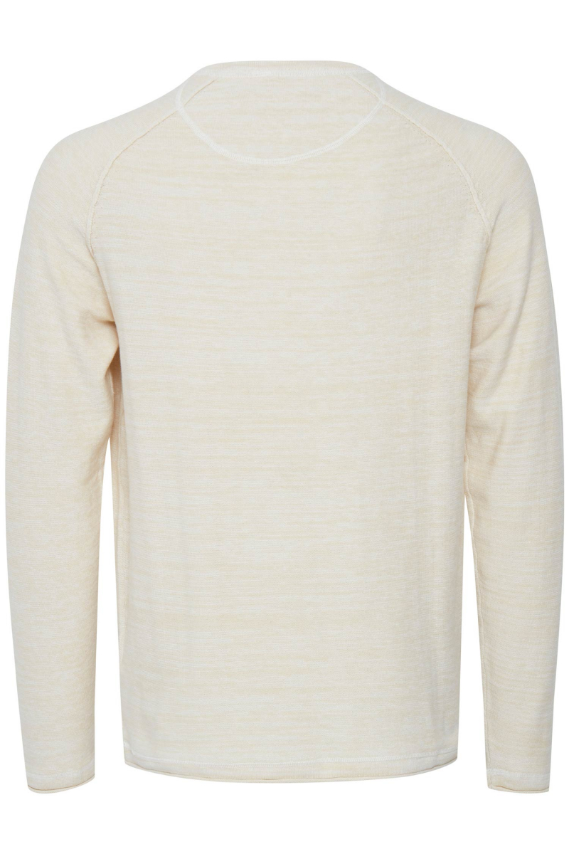 Jersei d'home de coll rodó Blend, model 20712640/141107, blanc trencat jaspiat - 2 - La Casa Dels Pantalons