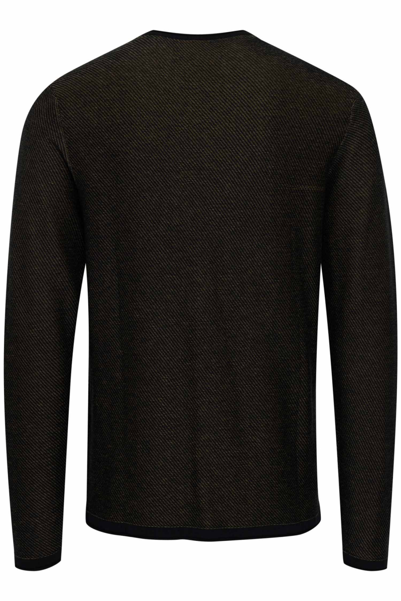 Jersei d'home de coll rodó Blend, model 20712646/194007, negre - 3 - La Casa Dels Pantalons