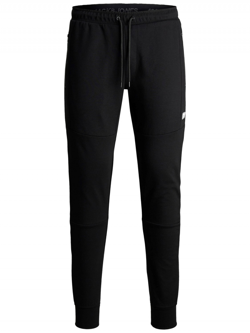 Pantalons de xandall d'home Jack&Jones Will, model 12184970/A15, negres - 2 - La Casa Dels Pantalons