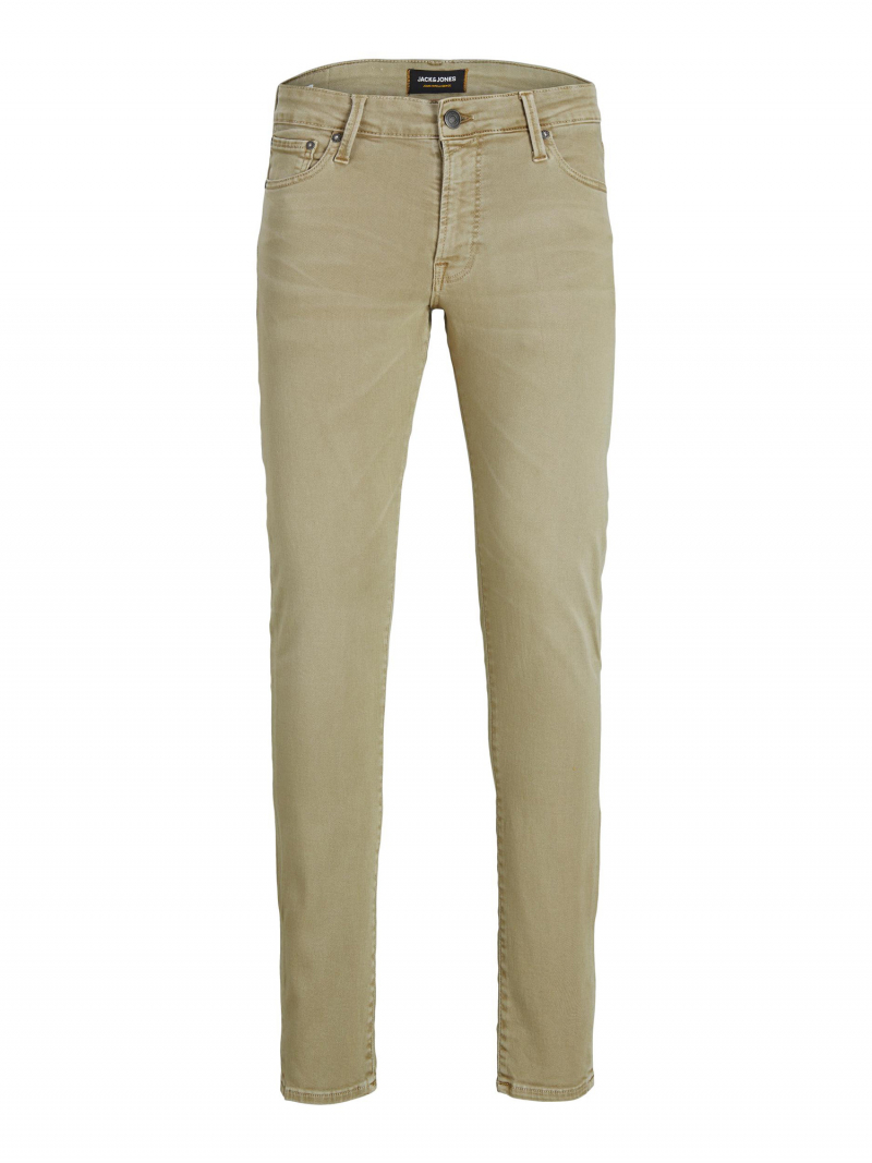 Pantalones vaqueros de hombre Jack&Jones Glenn slim, modelo 12193959/S20E, beige - 3 - La Casa Dels Pantalons