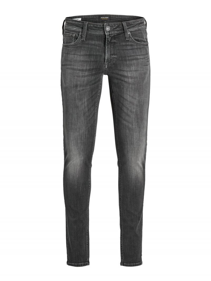 Pantalons texans d'home Jack&Jones Liam skinny, model 12190827, gris - 2 - La Casa Dels Pantalons