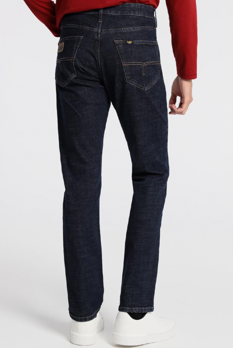 Pantalones vaqueros de hombre Lois Ford slim, modelo 10155/979, azul oscuro - 2 - La Casa Dels Pantalons