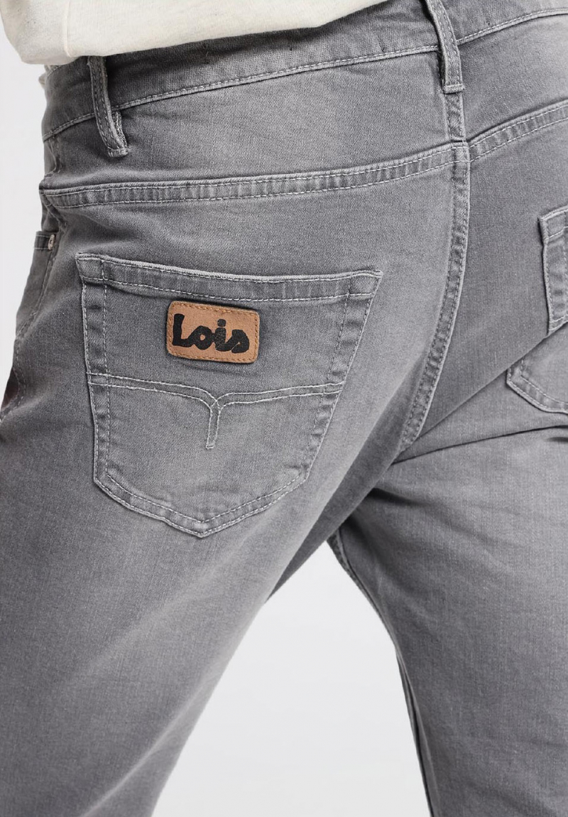 Pantalones vaqueros de hombre Lois Billy slim, modelo 10192/981, gris - 2 - La Casa Dels Pantalons