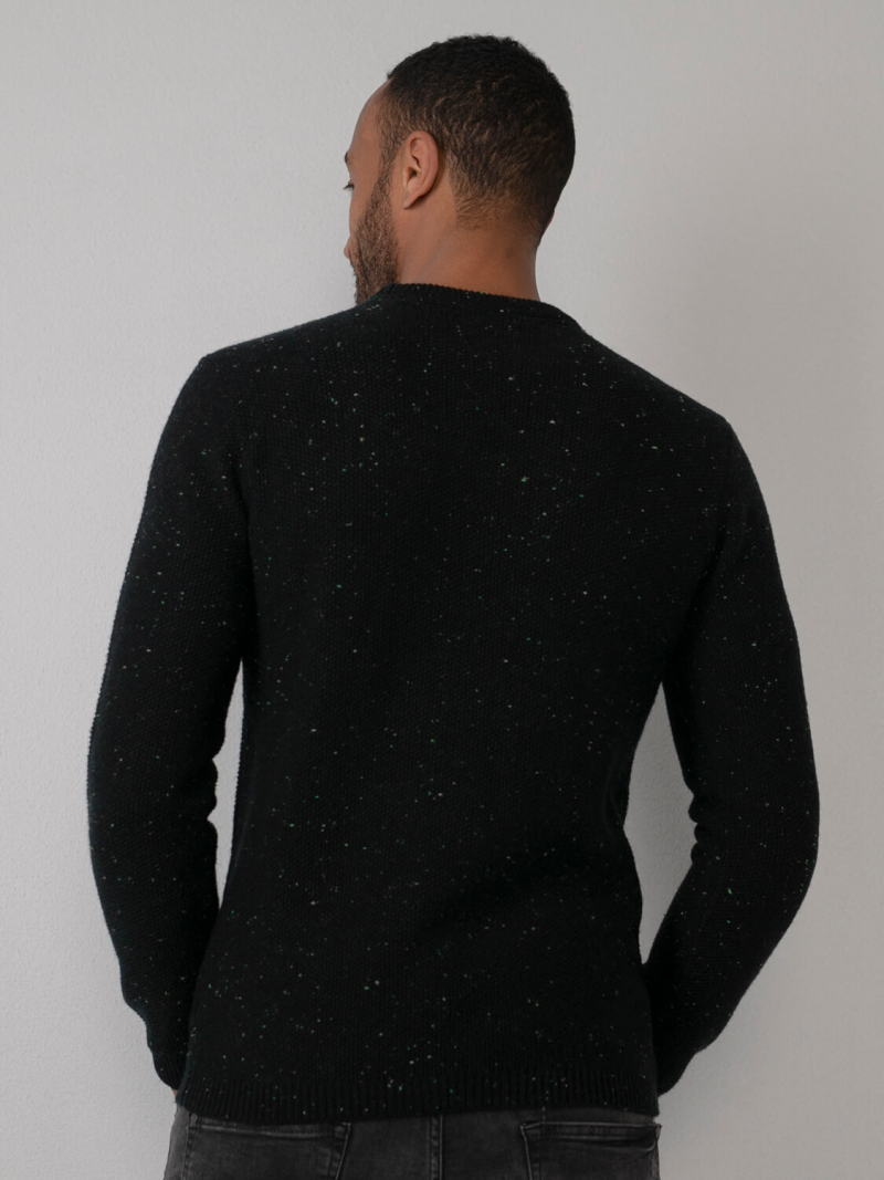 Jersei d'home de coll rodó Petrol, model KWR265/9999, negre - 3 - La Casa Dels Pantalons