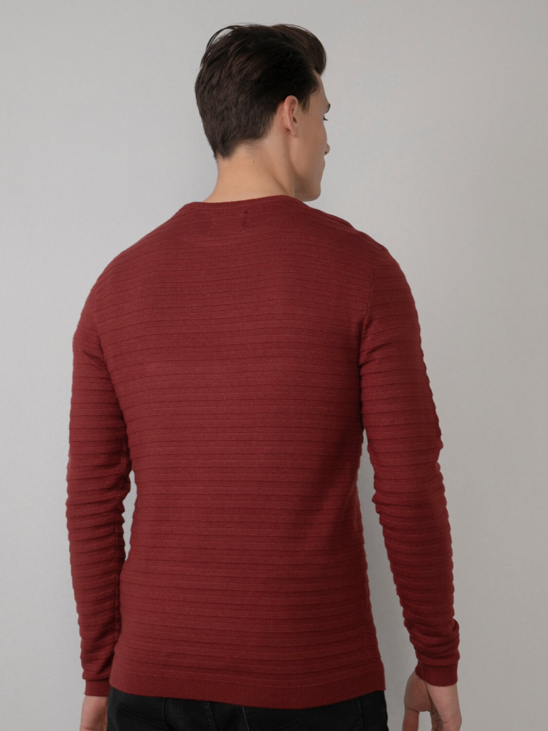 Jersei d'home de coll rodó Petrol, model KWR269/3151, ocre - 2 - La Casa Dels Pantalons