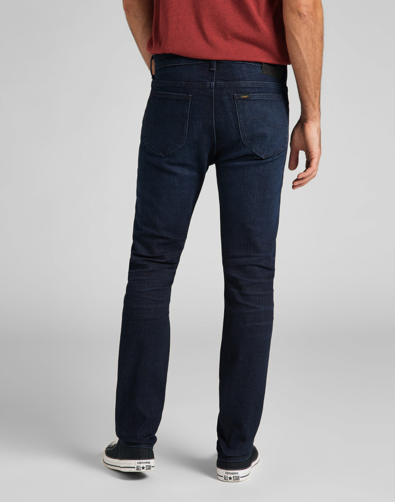 Pantalons texans d'home Lee Rider slim, model L701DHDO, blau fosc - 2 - La Casa Dels Pantalons