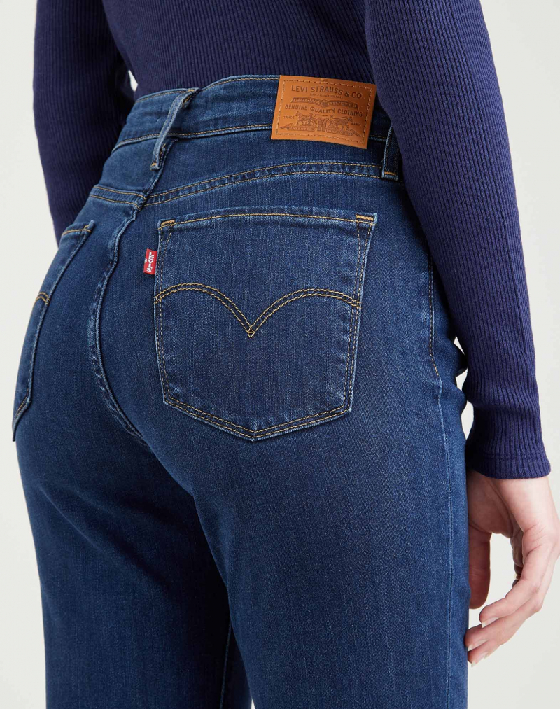 Pantalones vaqueros de mujer Levi's 725 high rise bootcut, modelo 18759-0091, azul medio - 3 - La Casa Dels Pantalons