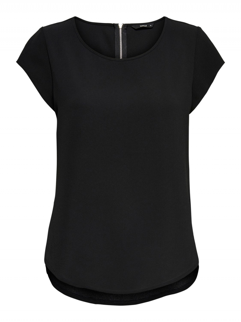 Samarreta de dona de màniga curta Only, model Vic 15142784, de color negre - 3 - La Casa Dels Pantalons