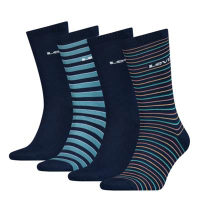 Caixa de regal de 4 mitjons Levi's, model 701213136001, de diferents colors en blau - 2 - La Casa Dels Pantalons