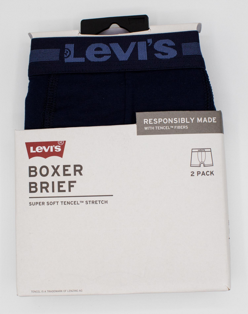 Pack de 2 bòxers Levi's, model 701203926003, de color blau marí - 2 - La Casa Dels Pantalons