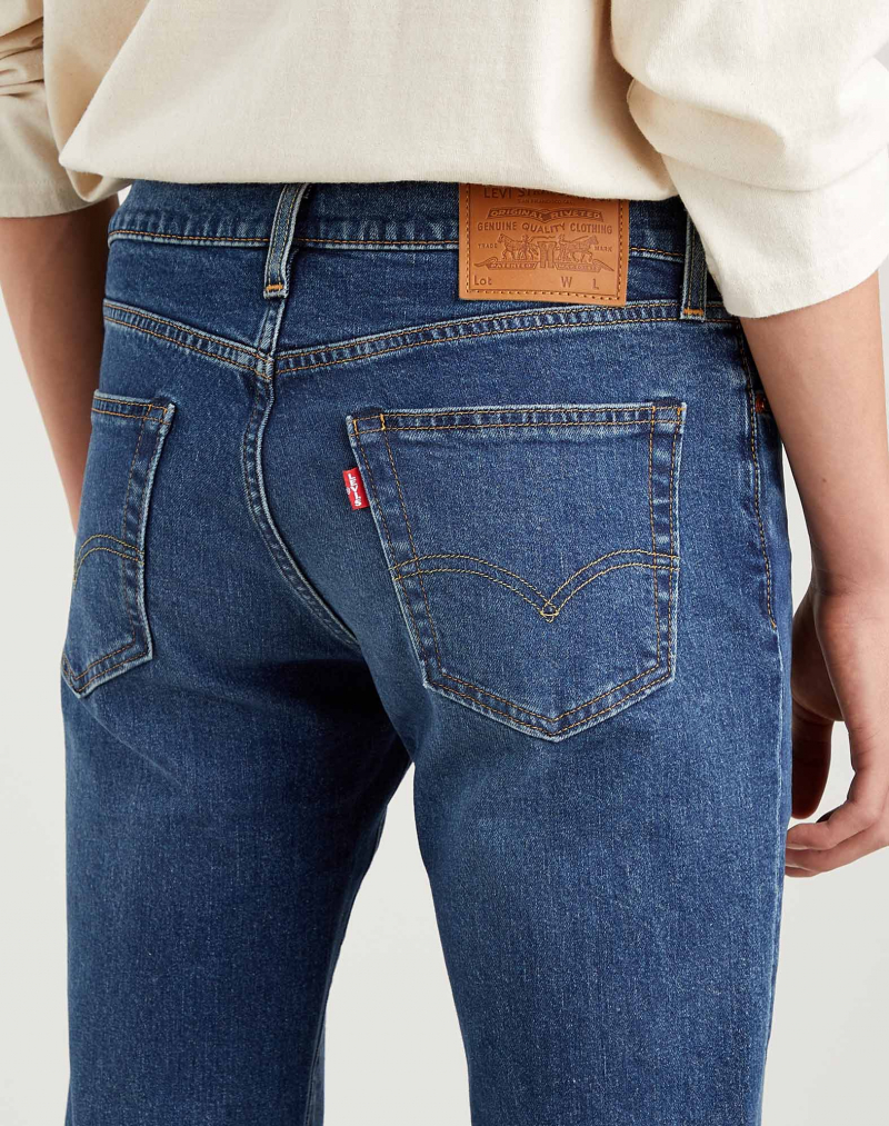 Pantalons texans d'home Levi's 511 slim, 04511-5281, rentats a la pedra - 3 - La Casa Dels Pantalons