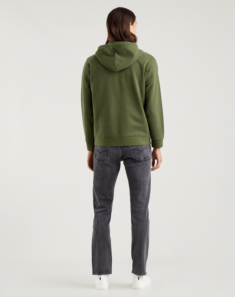 Dessuadora d'home amb cremallera i caputxa Levi's, 34584-0009, caqui - 3 - La Casa Dels Pantalons