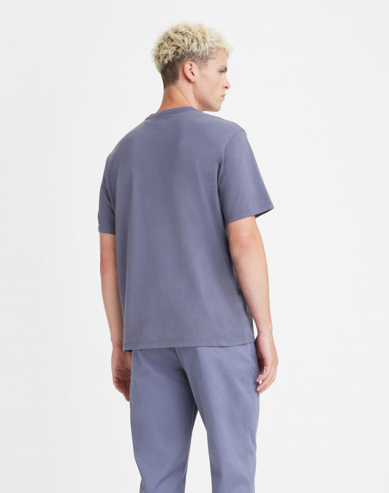 Camiseta de hombre de m/c Levi's, 34310-0037, azul lila - 3 - La Casa Dels Pantalons