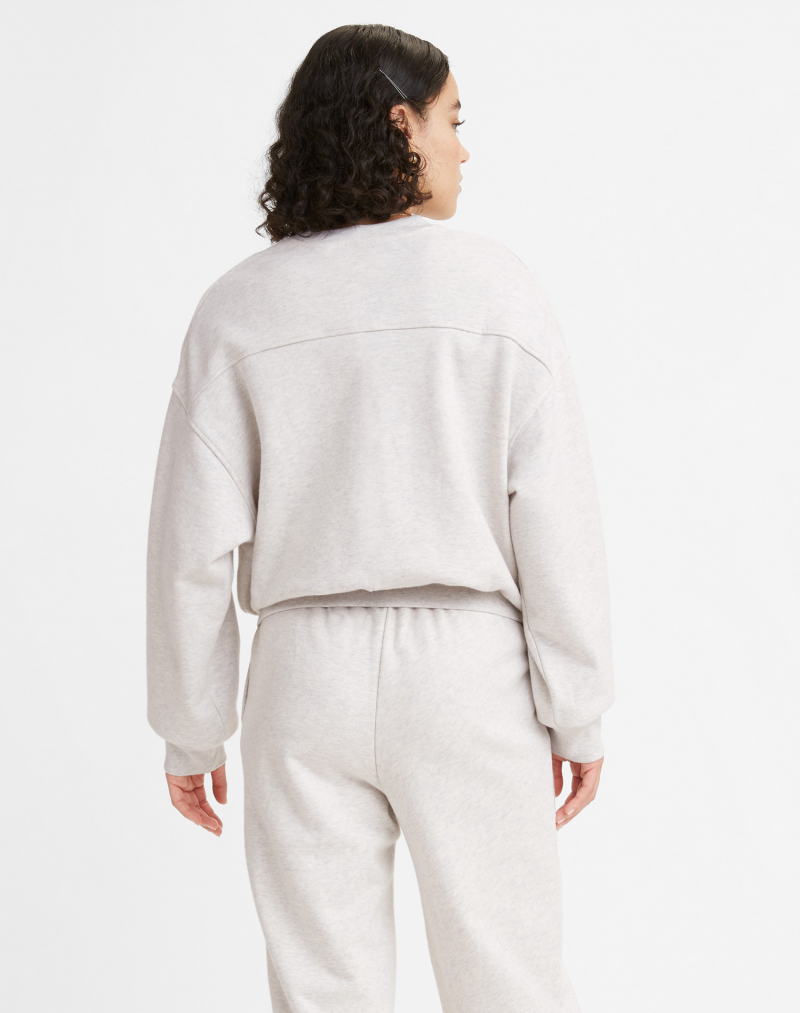 Dessuadora de dona de coll rodó Levi's,  A0886-0024, gris - 2 - La Casa Dels Pantalons