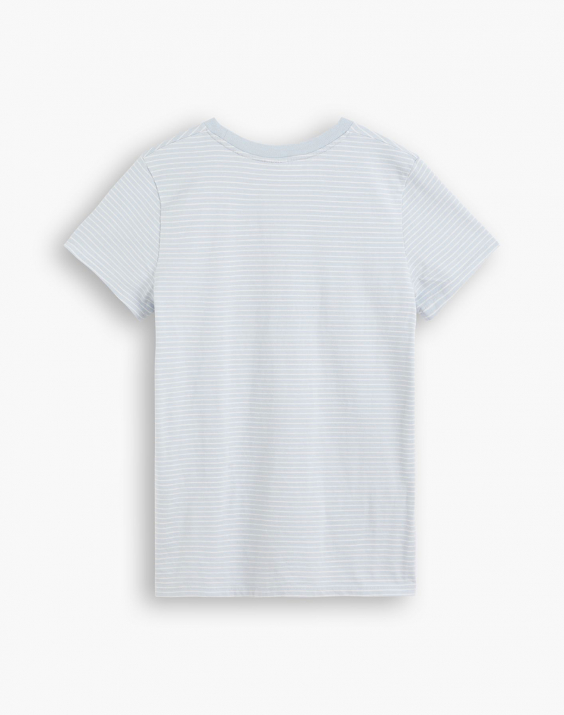 Samarreta de dona de màniga curta Levi's, 39185-00157, de ratlles blaves - 3 - La Casa Dels Pantalons