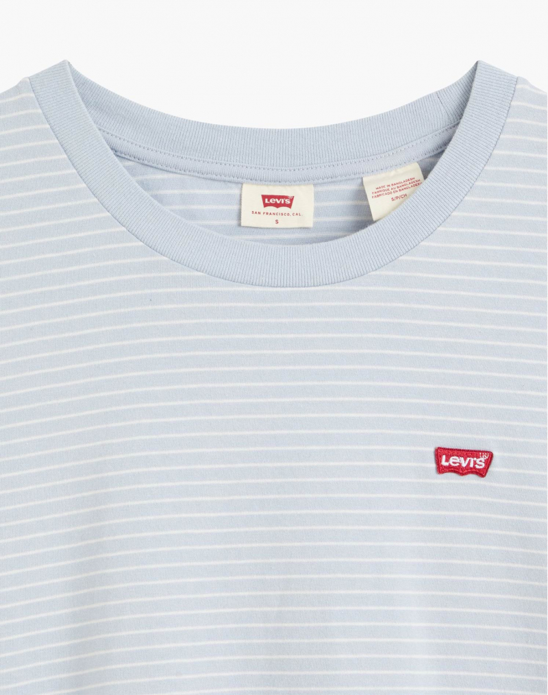 Samarreta de dona de màniga curta Levi's, 39185-00157, de ratlles blaves - 2 - La Casa Dels Pantalons