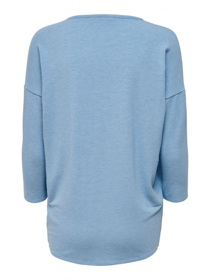 Camiseta de mujer Only Glamour, modelo 15157920, azul - 2 - La Casa Dels Pantalons