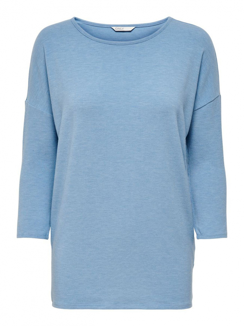 Camiseta de mujer Only Glamour, modelo 15157920, azul - 3 - La Casa Dels Pantalons