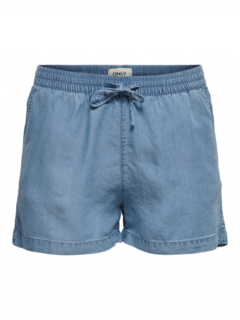 Shorts de dona Only Pema, model 15226321, blau clar - 2 - La Casa Dels Pantalons