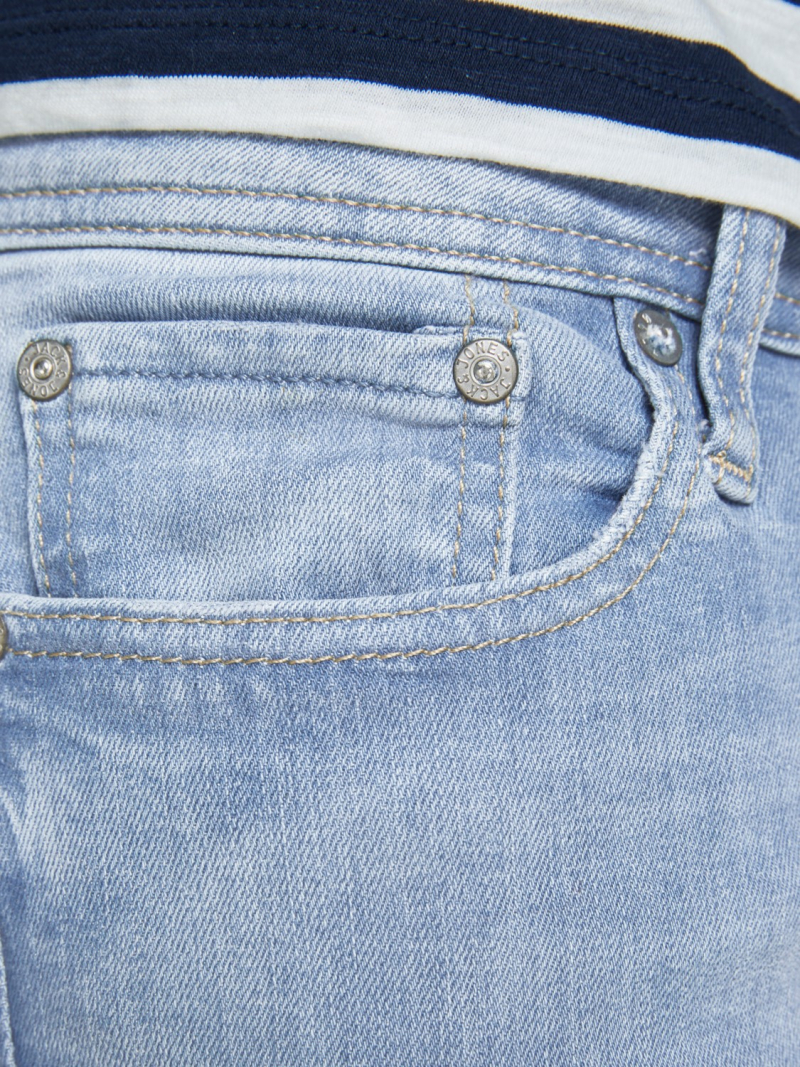 Pantalons texans d'home Jack & Jones Liam skinny, 12166845, bleach - 2 - La Casa Dels Pantalons