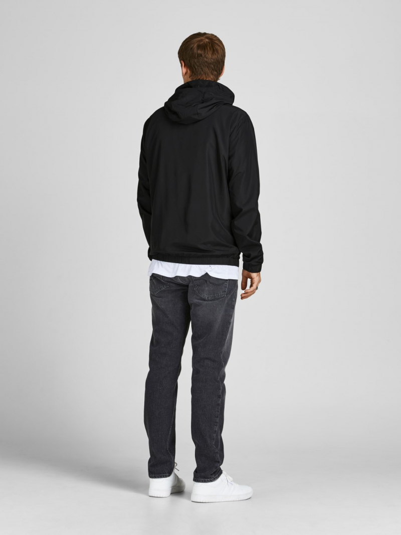 Jaqueta d'home amb caputxa Jack & Jones Jungle, 12203438, negra - 3 - La Casa Dels Pantalons