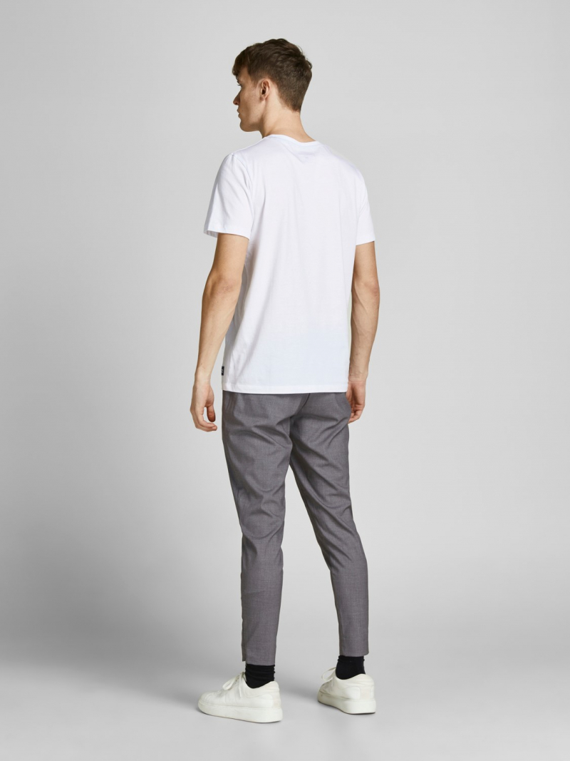 Samarreta d'home Jack & Jones Logan de màniga curta, 12204902, blanca - 3 - La Casa Dels Pantalons