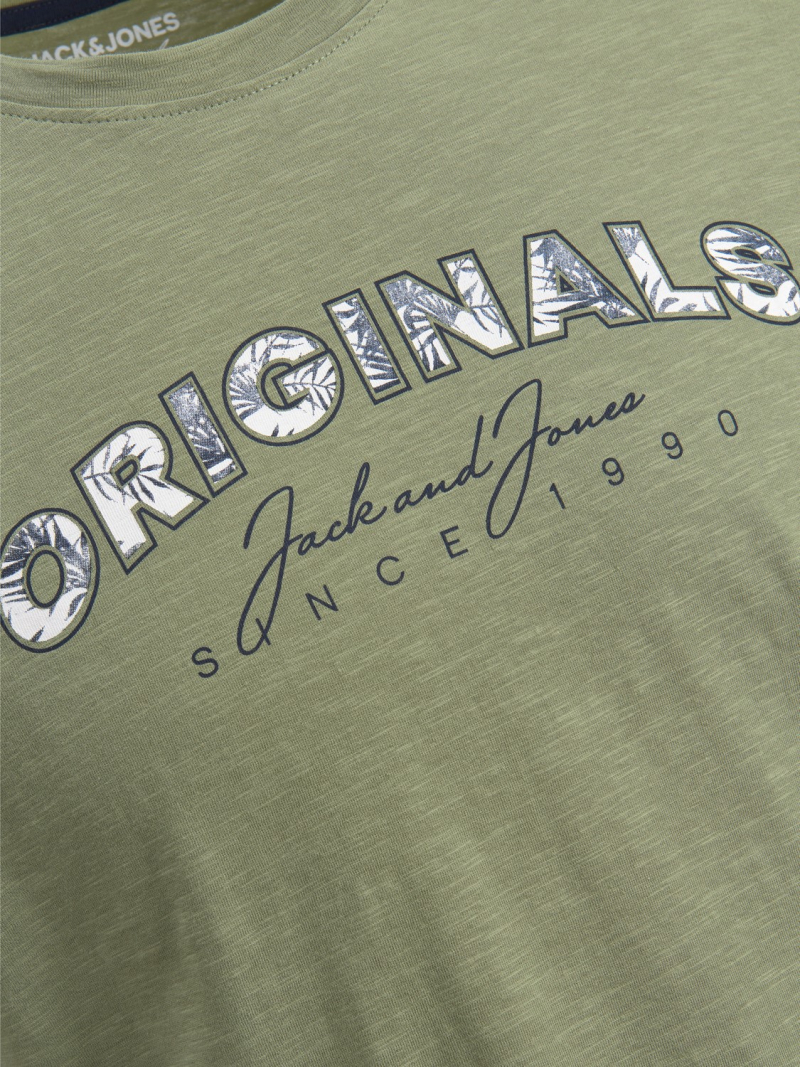 Camiseta de hombre Jack & Jones Bloomer de manga corta, 12205787, caqui - 3 - La Casa Dels Pantalons