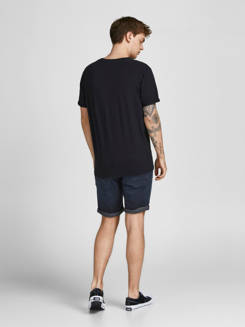 Bermuda de hombre Jack & Jones Rick, 12201637, azul oscuro - 3 - La Casa Dels Pantalons