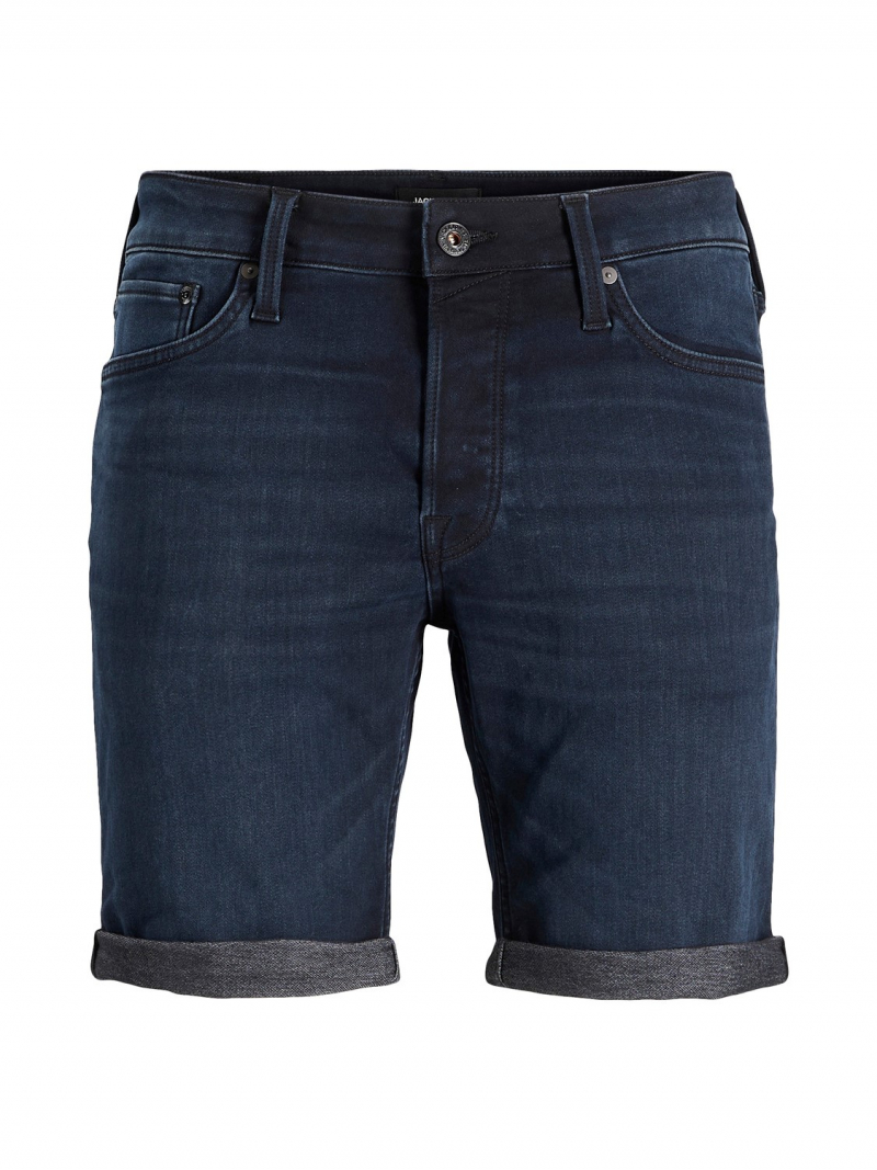 Bermuda de hombre Jack & Jones Rick, 12201637, azul oscuro - 2 - La Casa Dels Pantalons