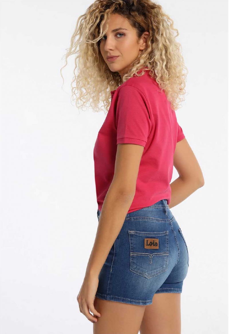 Shorts de dona Lois Diana, model 21106/934, rentats a la pedra - 3 - La Casa Dels Pantalons