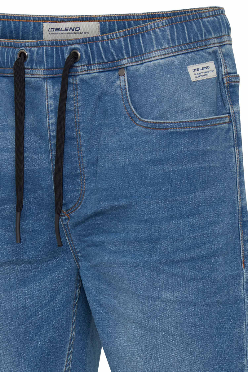 Bermudes d'home Blend Jogg, model 20713465/200291, rentades a la pedra - 2 - La Casa Dels Pantalons