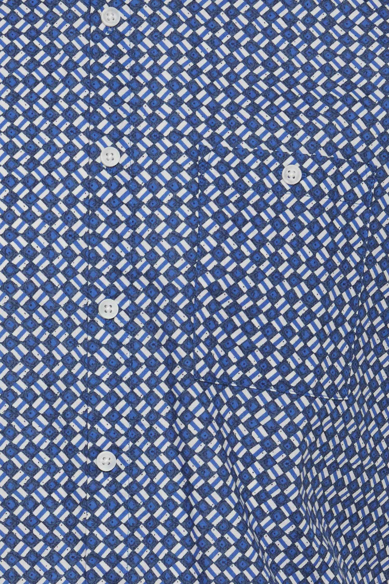 Camisa d'home de màniga curta Blend, model 20713373/194050, blava - 3 - La Casa Dels Pantalons