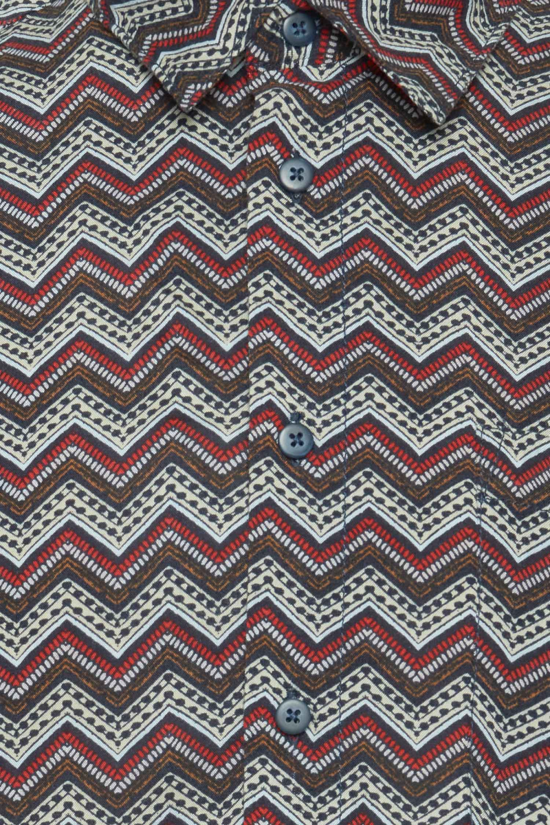 Camisa d'home de màniga curta Blend, model 20713369/194024, estampada - 2 - La Casa Dels Pantalons