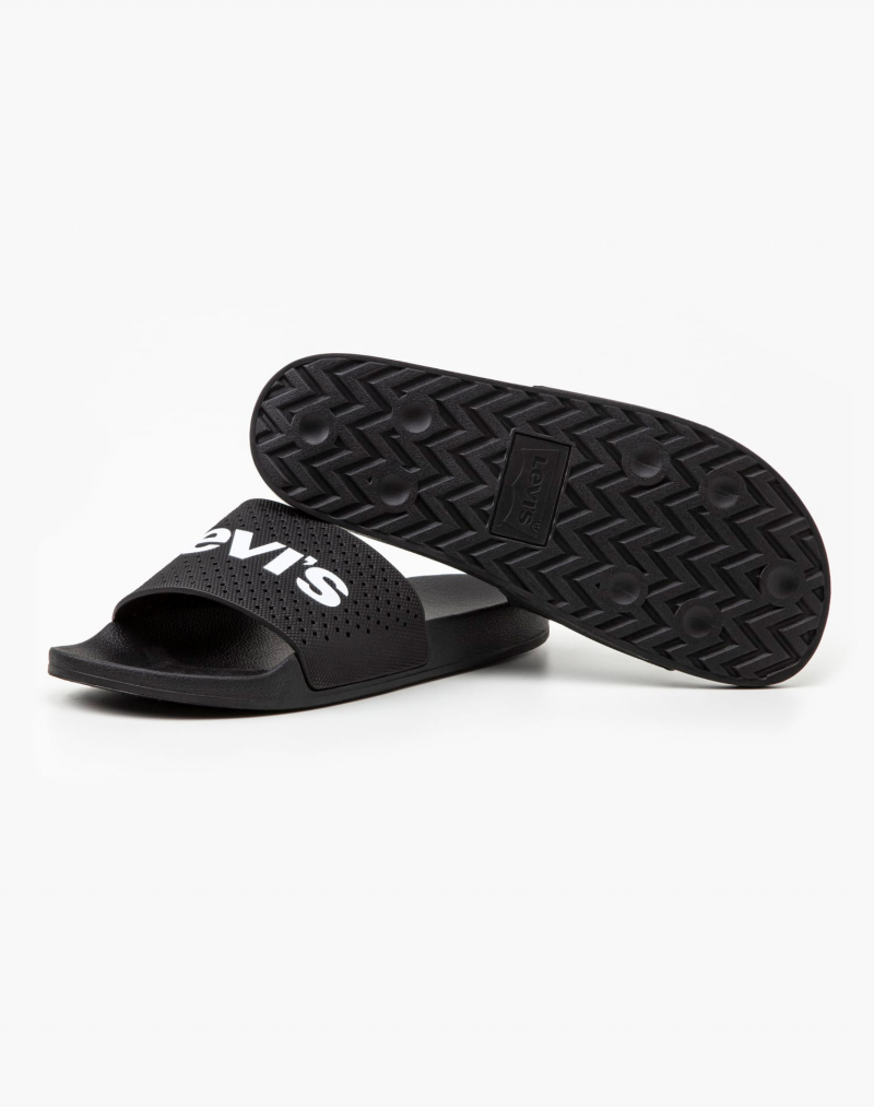 Xancletes de pala Levi's®, model 233015/259, negres - 2 - La Casa Dels Pantalons