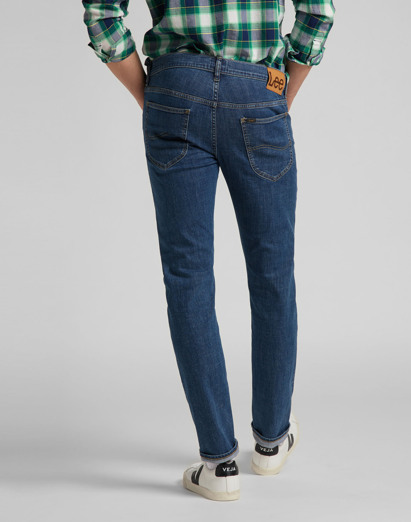 Pantalones vaqueros de hombre Lee Daren regular, modelo 112118300, lavados a la piedra - 3 - La Casa Dels Pantalons