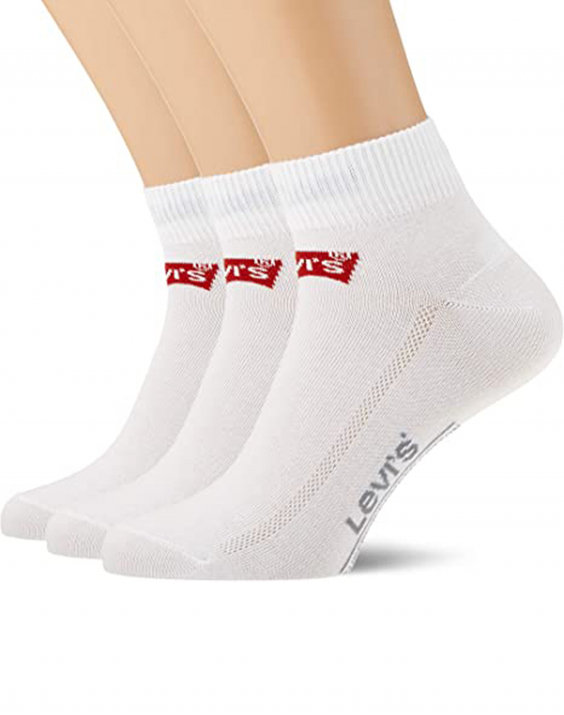 Pack de 3 parells de mitjons pickys Levi’s®, model 903050001/300, blancs - 2 - La Casa Dels Pantalons