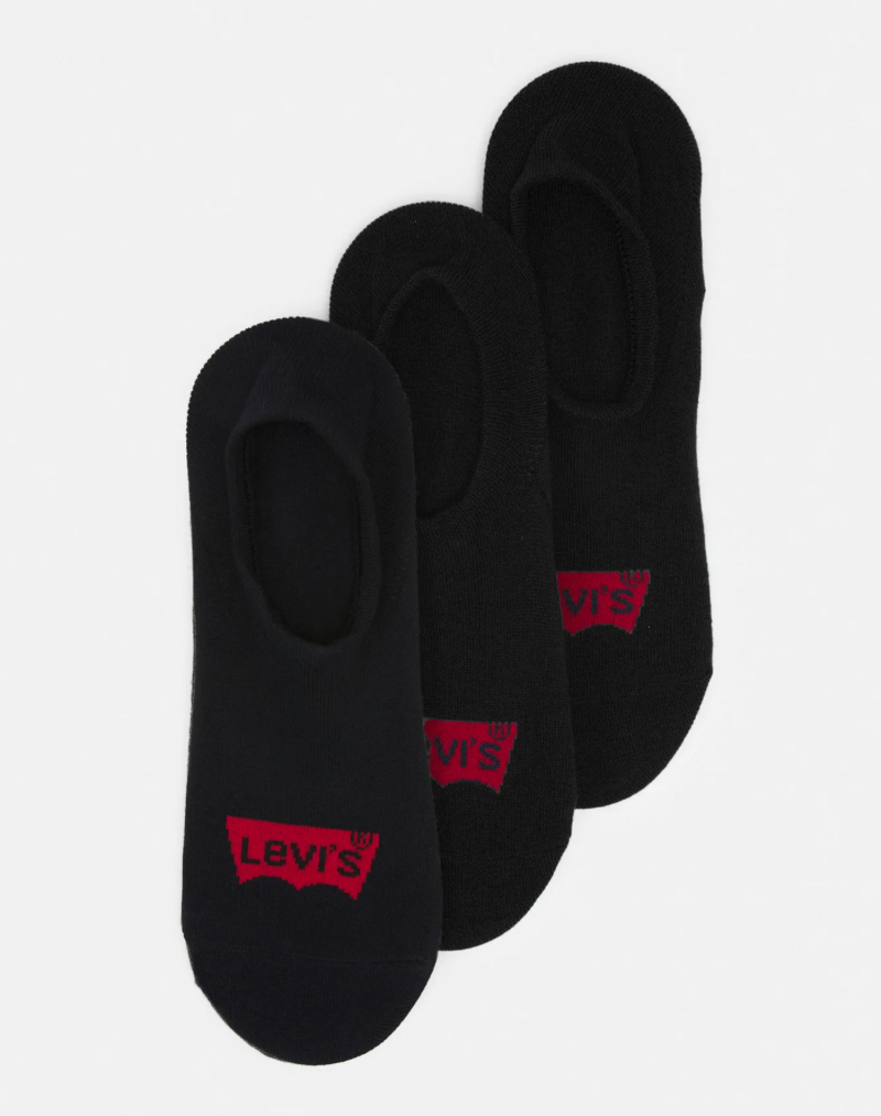 Pack de 3 parells de mitjons pickys amagats Levi’s®, model 100003129/006, negres - 3 - La Casa Dels Pantalons