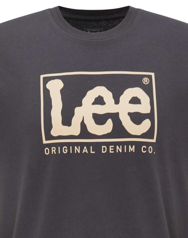Camiseta de hombre de manga corta Lee, modelo L68TYSON, negra - 3 - La Casa Dels Pantalons