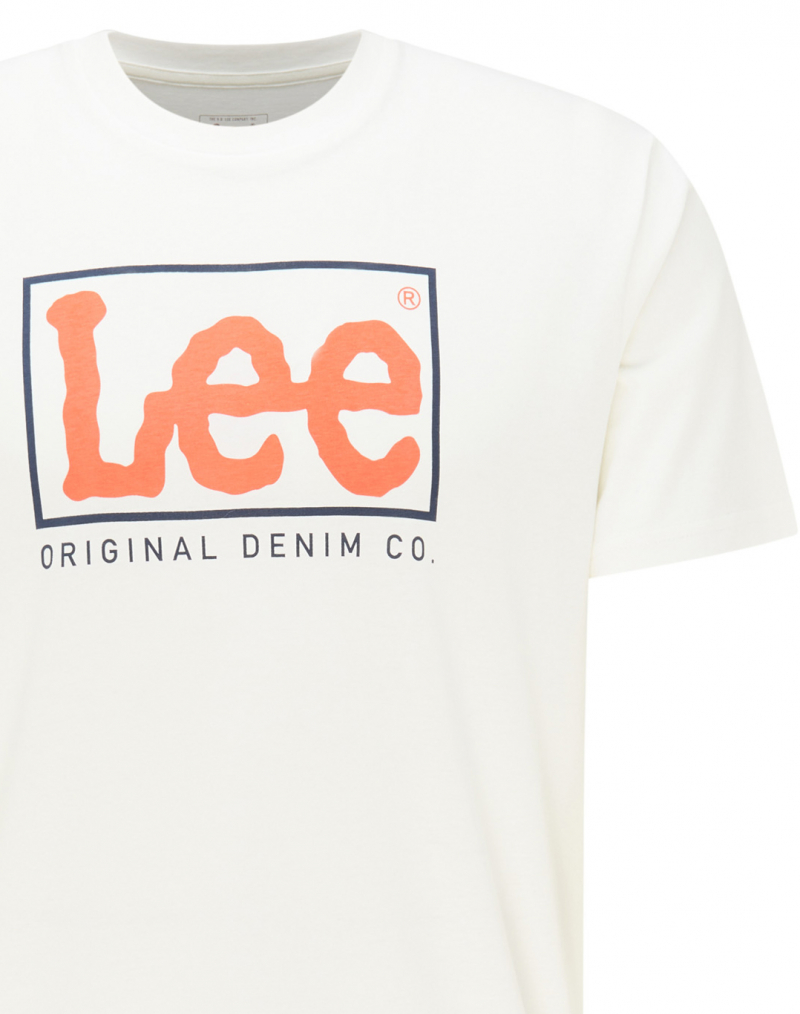 Camiseta de hombre de manga corta Lee, modelo L68TYSMK, blanca - 2 - La Casa Dels Pantalons
