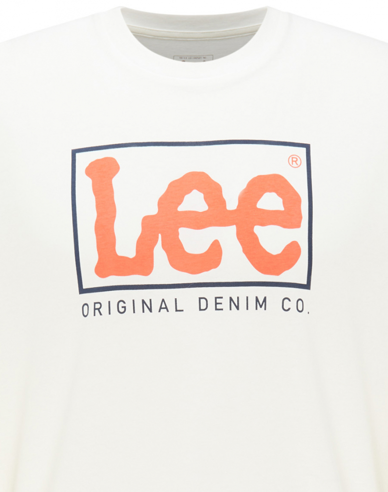 Camiseta de hombre de manga corta Lee, modelo L68TYSMK, blanca - 3 - La Casa Dels Pantalons